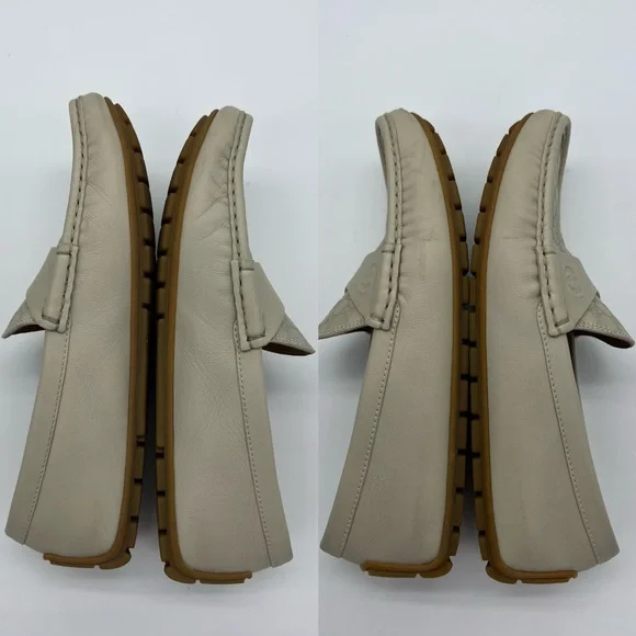 Authentic Gucci Guccissima ivory loafers - Picture 4 of 15